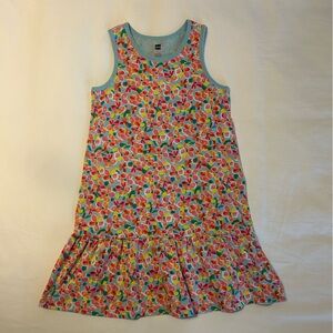 Tea Collection Sleeveless Drop Waist Twirl Floral Dress